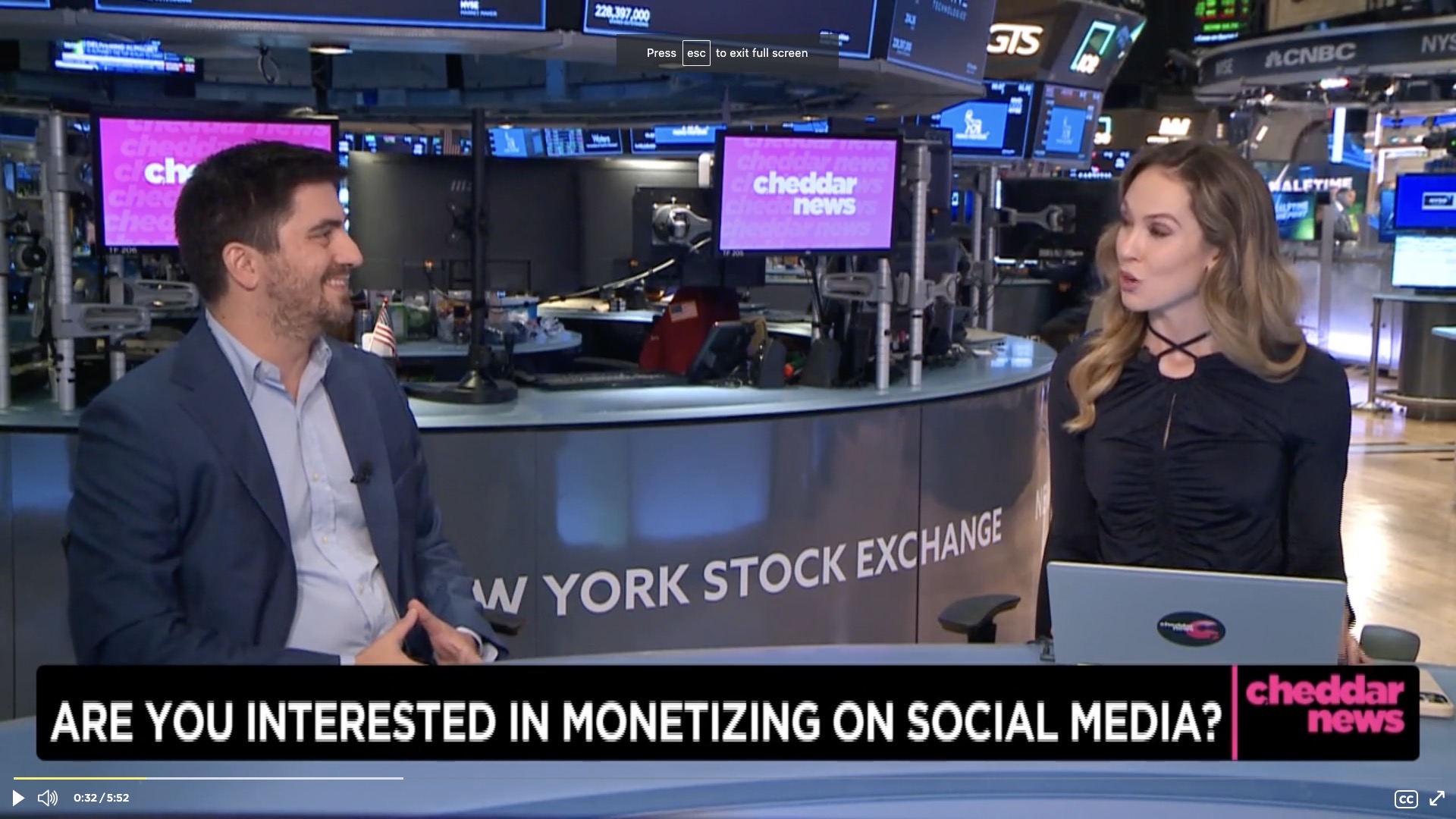 Alessandro on Cheddar News